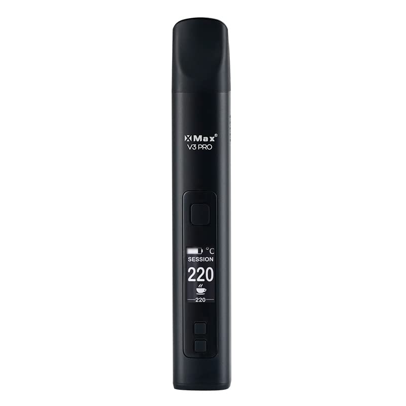 XMAX V3 PRO - Vaporizzatore (nero), evaporatore a convezione, USB C, batteria rimovibile