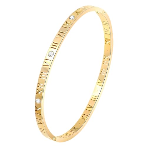 Bracelet or 18K hypoallergénique DellaMix trois rangs anti-ternissement