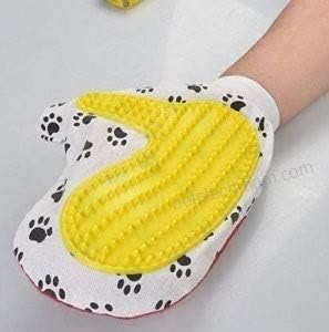 Pet Dog Puppy Cat Kitten GROOMING MASSAGE HAIR GLOVE Mitt Brush -Detangling Comb