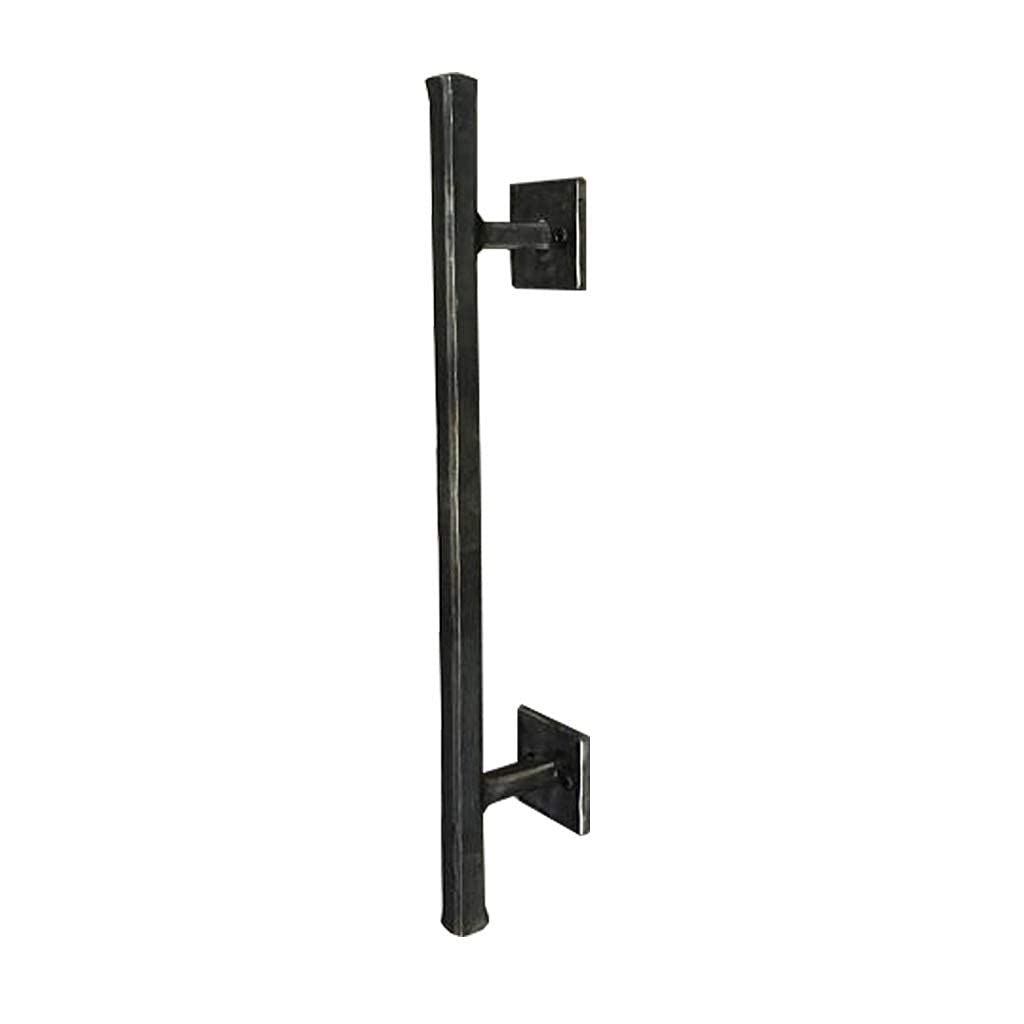 Poignée de porte de grange coulissante CHEWYNP en noir mat pour placard et abri