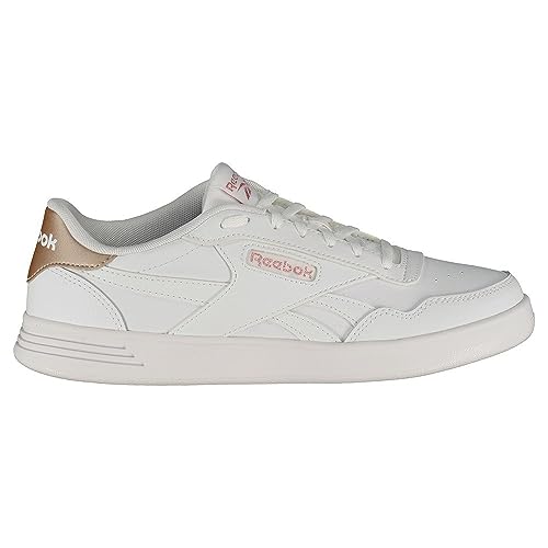 Reebok Court Advance, Zapatillas Mujer, Blanco Oro Rosa FTWR Blanco, 38 EU
