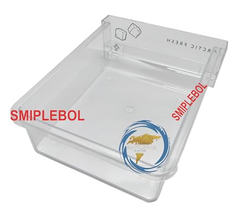 Image of SMIPLEBOL - The Best Is Here Fridge Ice Tray Collector Compatible for Whirlpool Double Door Refrigerator Upto 375 litres -(Match Photos with Old Part)-(Part No: W11184220)