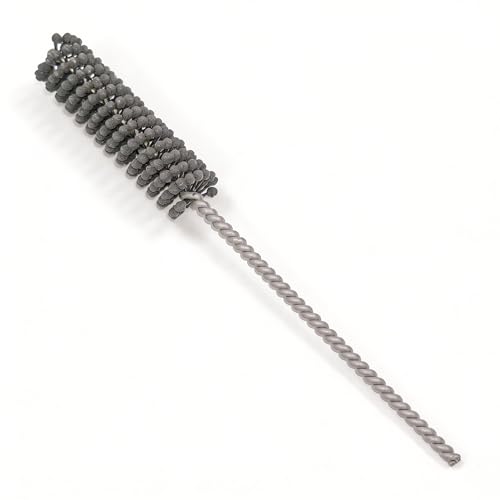 Image of Flexible Cylinder Hone Tool Engine Brake Cylinder Deglazer & Bore Refinishing Brush | Ball Style Abrasive for Honing, Deburring & Cross-Hatching (7 /8 inch (22.2mm), 320)