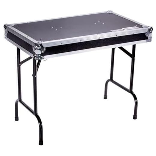 DEEJAYLED TBH FLIGHT CASE UNIVERSAL FOLD OUT DJ TABLE IN 36WX21DX30 H (TBHTABLE)
