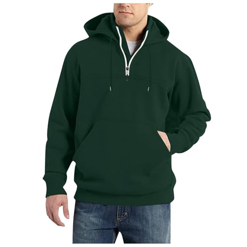 Chemises pulls sweat de travail zippé en tricot de laine homme