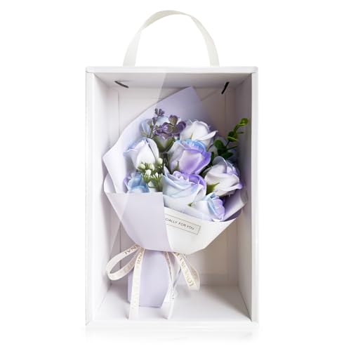 HANASPEAK ソープフラワー 花 母の日 卒業式 敬老の日 バレンタインデー お花 誕生日 フラワーギフト 手揚げ式 多彩バラ（Hope）