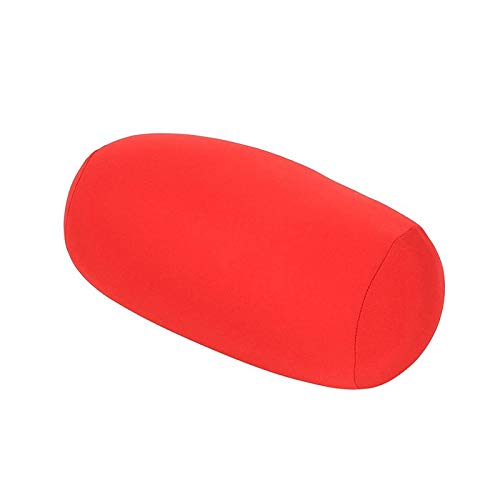 Tomppy Microbead - Almohada de rollo de tronco, cómodo Mochi Squish Tube Bolster, soporte para la cabeza y el cuello, almohada para dormir, para viajes, hogar, sofá cama