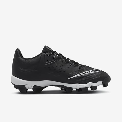 Nike Hyperdiamond 4 Keystone Women's Softball Cleats (FZ0920-001, Black/Pure Platinum/Iron Grey)3