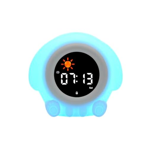 Cute Alarm Clock, Cute Cartoon Animal Deer/Sheep/Puppy/Eggs/Tigers-Shaped OK to Wake Clock with White Noise, Digital Display Electronic Clock with Night Light, Puppy