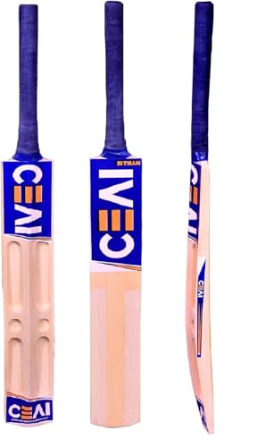Image of CEAI Scoop Design Popular Willow Premium Cricket Bat with Bat Cover for Men's & Adult, Advance Play All Tennis Ball, Tournament Match (Size Full)
