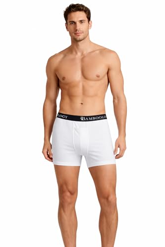 Image of Ultra Soft Trunks and Boxers for Premium Comfort Bamboo Underwear for Men Combo Pack of 2