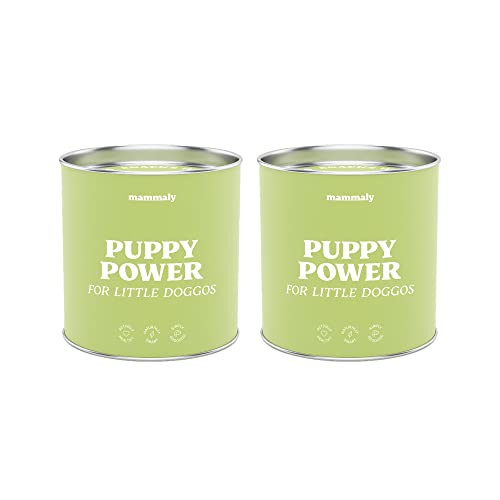 mammaly 13 in 1 Welpen Leckerlies für Hunde (650g) Puppy Power mit Präbiotika, Grünlippmuschel und Vitamin E - Gesundes Wachstum und Nervenfunktionen - Unterstützt Training