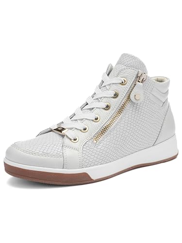 Ara Femme Rom Basket, Blanc Nebbia, 39 EU