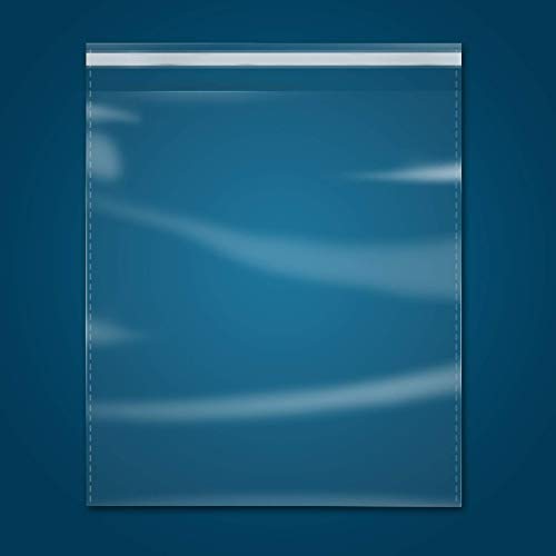 iMailer - 1000 Pack - 9" x 12" Cellophane Bags Self Adhesive - Clear Cello Resealable Plastic Poly Bags for A4, Letter Sized Documents, Plastic Sleeve