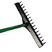 DYNWAVE 37.5x7.5cm Golf Bunker Rake Head Replacement, 16 Teeth Double Sided Sand Trap Pitch Course Caring Raking Tool