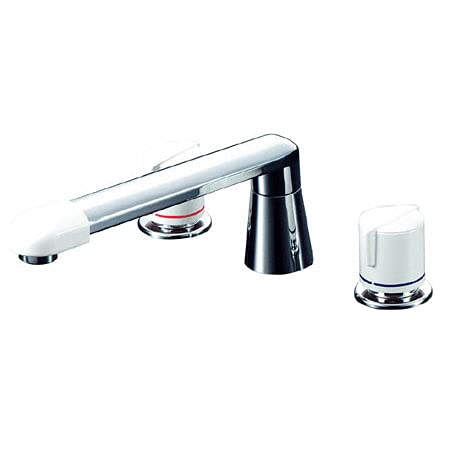 Amazon | KVK バス用埋込2ハンドル混合水栓 KM83CU | 浴室水栓