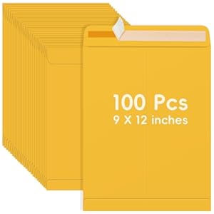 Florasea Manila-Katalog Versandumschläge, 100 Stück