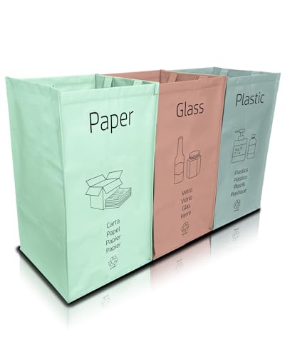 Reviews de Sistemas de clasificación de basura para comprar hoy. 46 NYIKA - Sistema de separación de residuos de 3 compartimentos - Sistema de reciclaje - Sistema de separación de residuos - Colector de papel reciclado - Separación de residuos -...