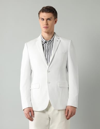 Image of Arrow Knitted Blazer for Men - Slim Fit, Button Closure Casual Blazer for Men