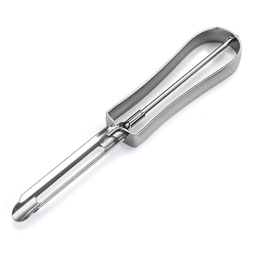 Éplucheur de Légumes, éplucheur de Cuisine Polyvalent à Lame Ultra Incisive en Acier Inoxydable pour Fruits Melons Pommes de Terre Carottes