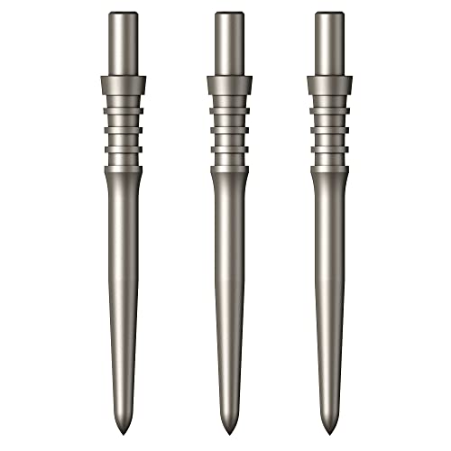 MISSION DARTS ミッションダーツ Sniper Points -Titan Pro- シルバー 28mm ダーツ スティールポイント