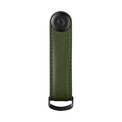 Image of orbitkey Men's Parent - Saffiano Leather Key Chain