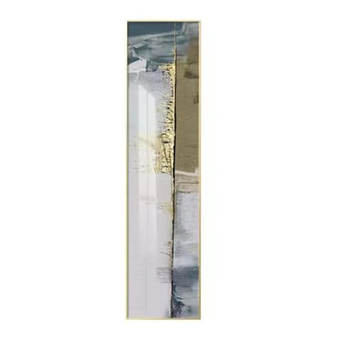 Impression sur toile grand format aux couleurs dorees et bleues resistantes - 2