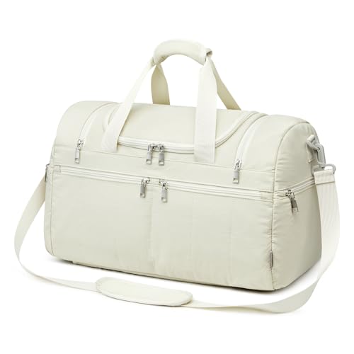 G4Free 45L Große Sporttasche für Damen mit Mehreren Reißverschlussfächern