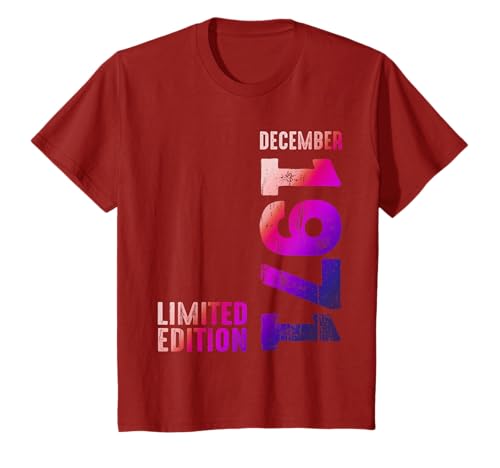 Fantastico Anno 1971 Dicembre 1971 Dal 1971 Retro 1971 Maglietta