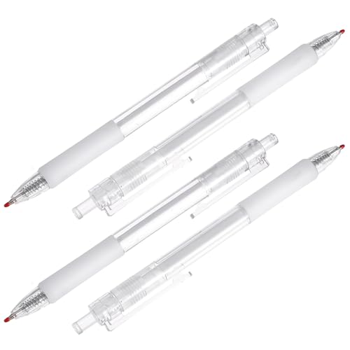 Bolígrafos de gel UPKOCH 12 piezas 0.5mm click blanco