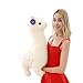 JULAN 21.6inch 3D Giant Llama Plush Toys Alpaca Plush Doll,Soft Llama Alpaca Stuffed Plushies Toys,Alpaca & Llama Stuffed Animal Toys Plush Pillow for Home Decoration and Kids Gift