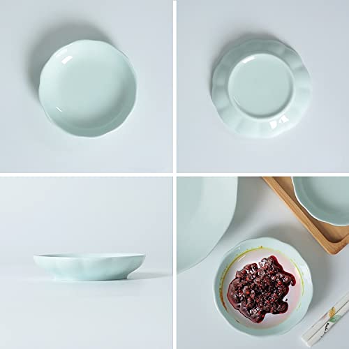 お皿　１０枚セット Amazon｜小皿 陶磁皿 10枚セット 花の形 和食器 おかず 前菜スナック