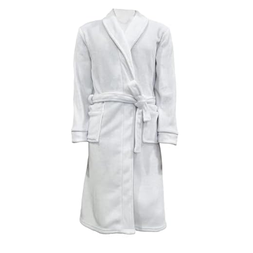 Camesa Roupão Neo Velour Flannel Aveludado 220g/m2 Tamanho GG - Branco