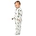 Emelivor Llama Green Cactus Baby One-Piece Newborn Pajamas Infant Footed Pjs with Zipper for Girls Boys