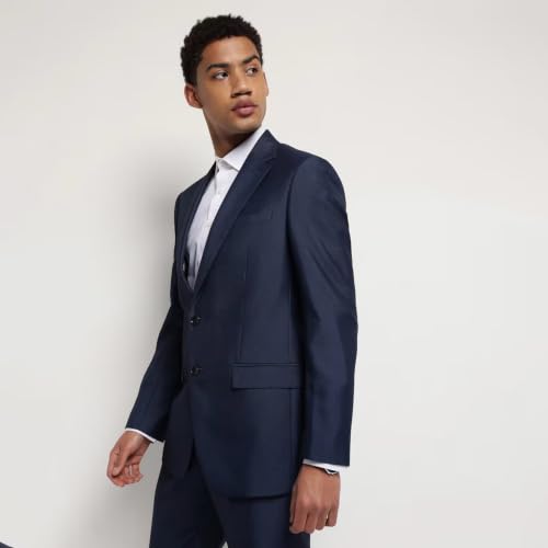 Image of Marks & Spencer Slim Fit Lapel Collar Solid Suit Blazer
