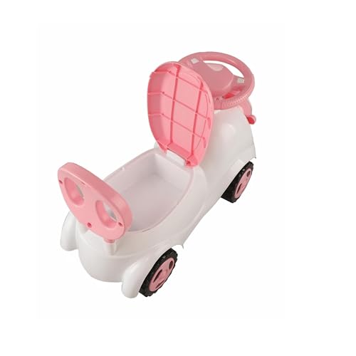 Image of kidsROAR Push Ride On Car for Kids 1-5 Years | Baby Push Car with Music, 3D Lights & Backrest | Premium Ride On Toy Supports Up to 35kg (Rabbit, Pink)