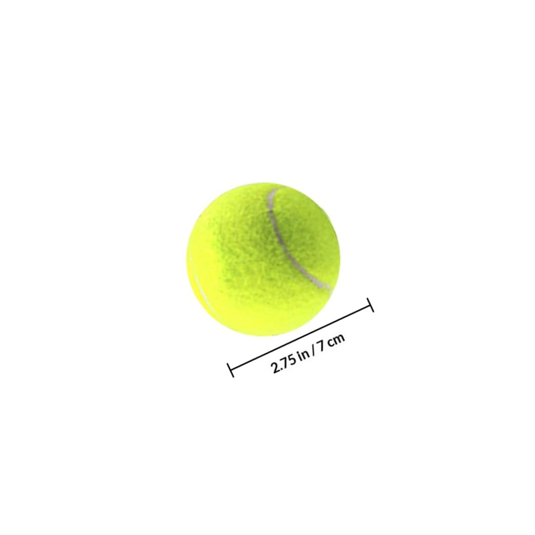 Trainings Tennisbälle, Gummi, Hellgrün für Außenplätze