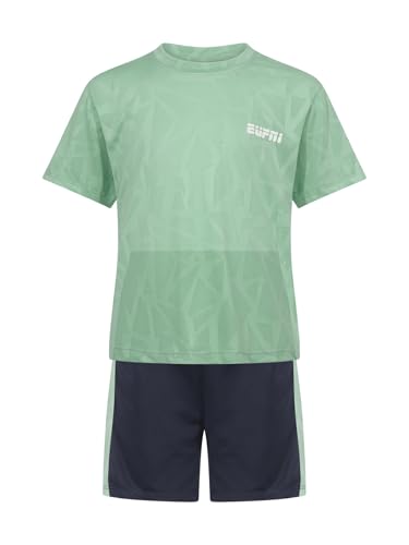 Kids Boys Football Kit Piece Quick Dry Short Sleeve Tshirts With Shorts Basketball Training Uniform3