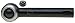 ACDelco Advantage 46A1052A Outer Steering Tie Rod End with Fitting, Pin, and Nut, Black