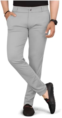 Image of Vanits Men's Slim Fit Casual Trousers Pack of 1