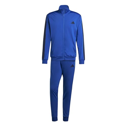 adidas Herren SPORTSWEAR BASIC 3 STRIPES TRICOT TRACKSUIT, team royal blue,...