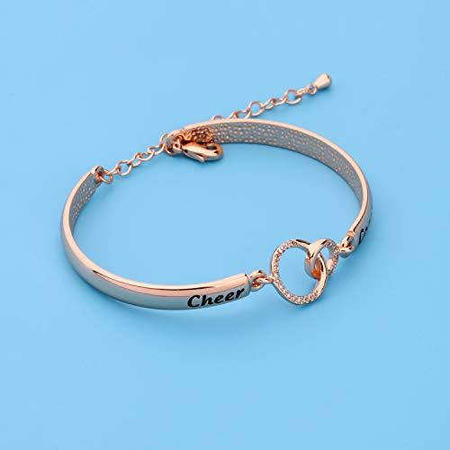 BEKECH Cheerleader Coaches Gift Cheer Coach Bracelet Cheer Coach Jewelry Gift for Coaches Cheer Gift for Her Appreciation Gift for Cheerleading4
