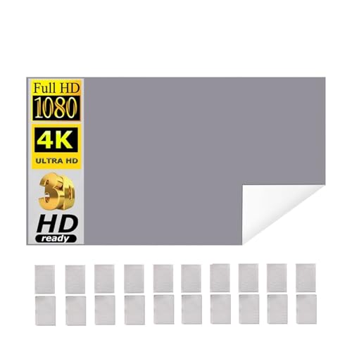 Pantalla de cine plegable para montar un videoclip o cine de verano en el dormitorio