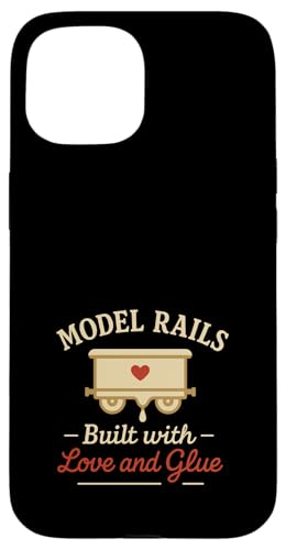 模型 電車 おじいちゃん 鉄道 ホビー スチーム エンジン レイアウト ビルド スマホケース iPhone 15 用