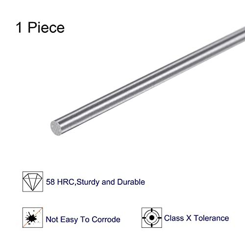 sourcing map 1 Stück Stahlstiftlehre Pin Gauge, 1.30mm Durchmesser Metrischer Messdorn, Klasse x Stahl Stiftlehre Metrik, Toleranz 0.001mm Stecker Lehrenadeln zum Messen
