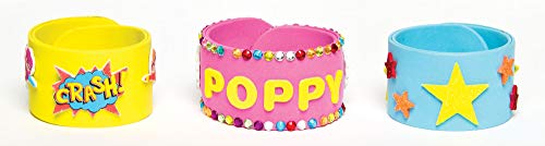 Baker Ross AF375 Foam Snap-On Bracelets, Pack Of 8, Novelty Toys for Kids Perfect Party, Loot Or Prize Bag Filler - Image 4