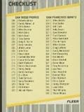 1989 Fleer #657 CL: Padres/Giants/Astros/Expos/367/368 wrong
