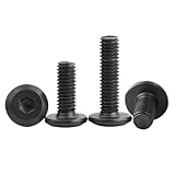 SellGood 10 Stück schwarzer Kohlenstoffstahl M3 M4 M5 M6 M8 cm große Flache...