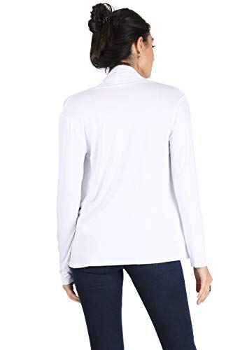 Simlu 560381 Lightweight White Cardigans thumb #3