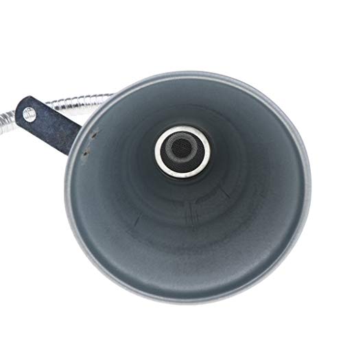 Jojomis Embudo de combustible de boca ancha de 5.5 pulgadas para vehículos automotrices, manguera de tubo flexible larga de 24.8 pulgadas, extensión para agua, gasolina, aceite refrigerante